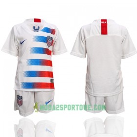 Koszulka Stany Zjednoczone Dziecięcy Domowe Stroje Piłkarskie 2018-2019 Krótki Rękaw